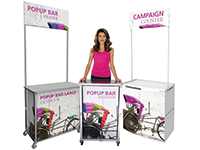 便携式弹出酒吧和活动柜台