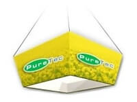 悬挂织物天花板标志和显示器