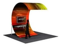 张力织物墙，房间和隔板