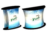 便携式贸易展示柜台和织物事件柜台