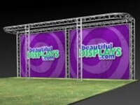 铝桁架贸易展览和展品展示