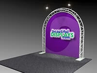 桁架贸易展览拱形套件和桌面显示