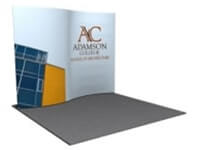 Snap-Tube™张力织物贸易展示显示器